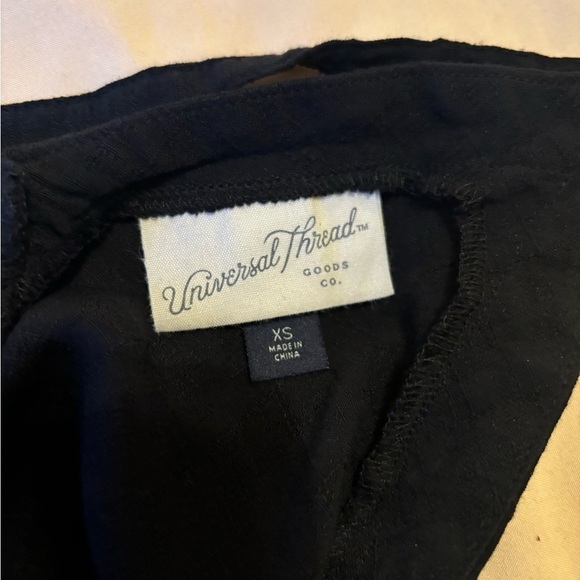 Universal Thread Black Front Pocket Belted Dress - Picture 5 of 6